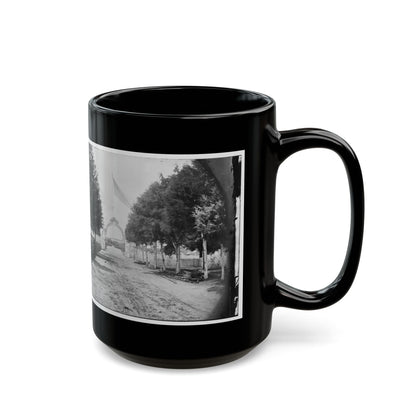 Alexandria, Virginia. Soldier's Cemetery. (U.S. Civil War) Black Coffee Mug