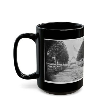 Alexandria, Virginia. Soldier's Cemetery. (U.S. Civil War) Black Coffee Mug