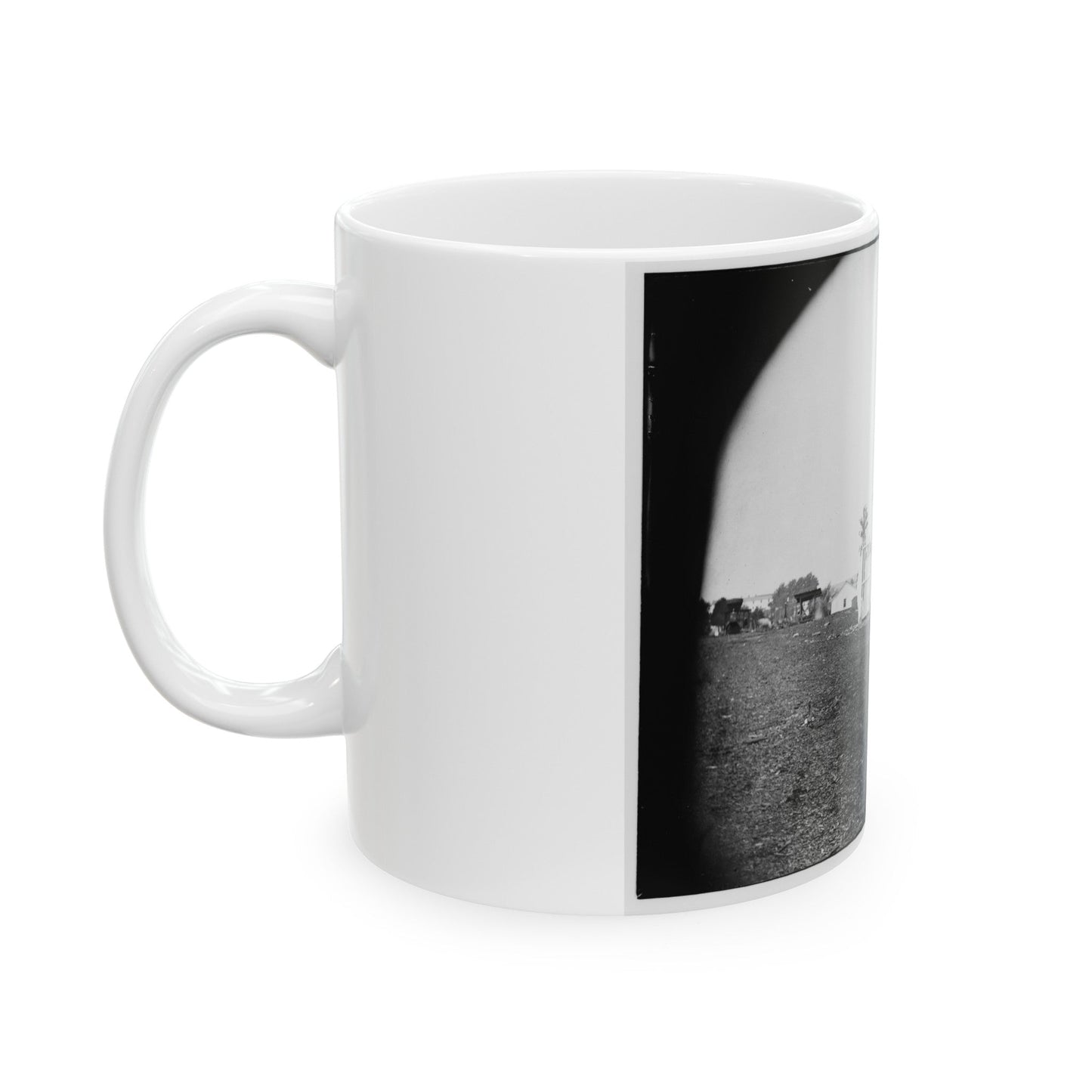 Alexandria, Virginia. Soldiers Rest (U.S. Civil War) White Coffee Mug-The Sticker Space