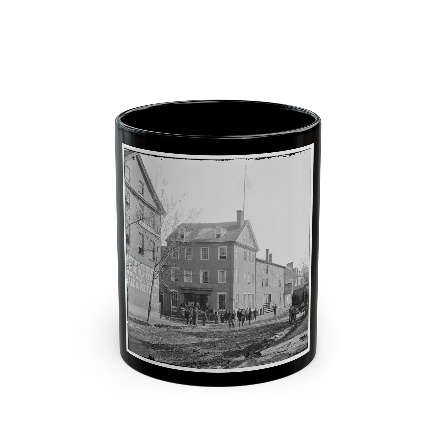 Alexandria, Virginia. The Marshall House, King & Pitt Streets (U.S. Civil War) Black Coffee Mug