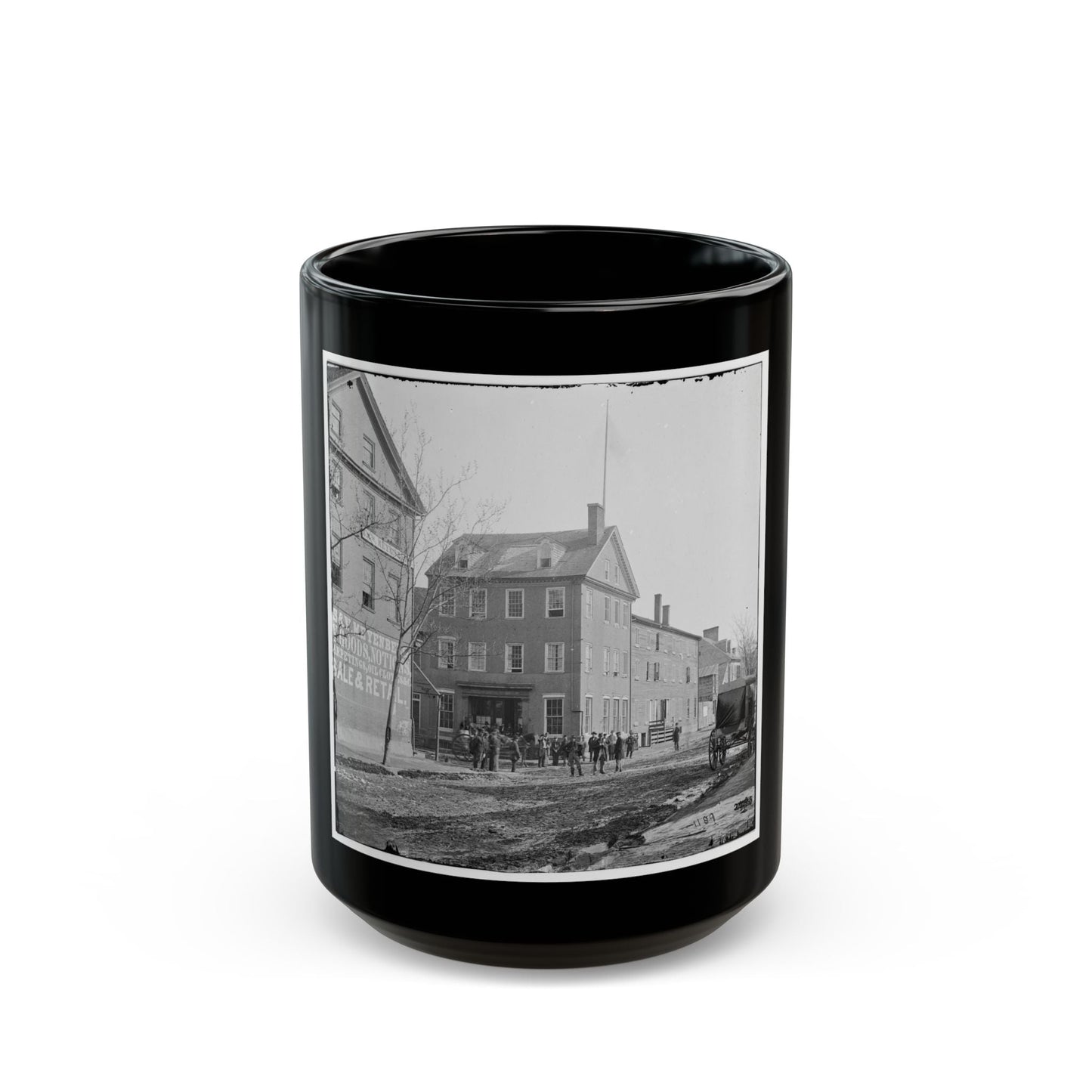 Alexandria, Virginia. The Marshall House, King & Pitt Streets (U.S. Civil War) Black Coffee Mug