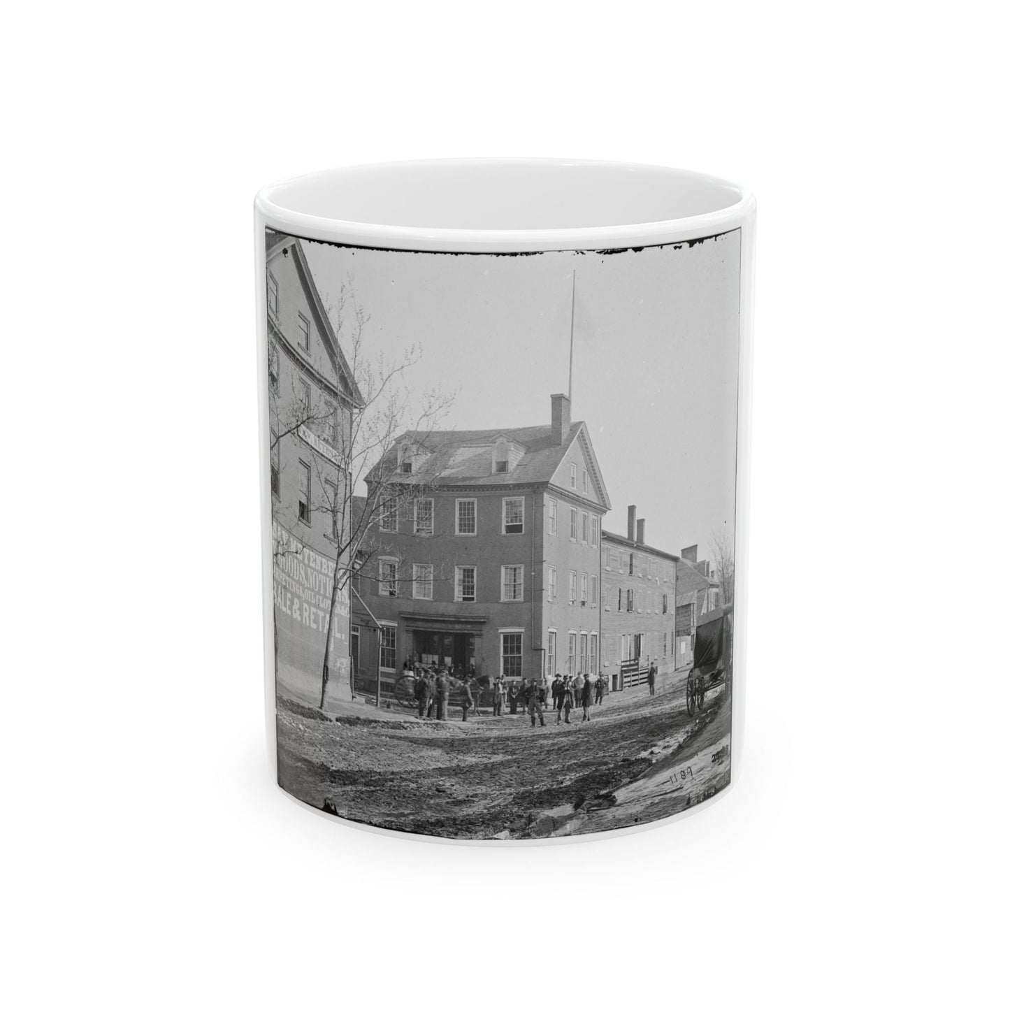 Alexandria, Virginia. The Marshall House, King & Pitt Streets (U.S. Civil War) White Coffee Mug