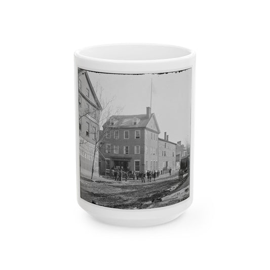 Alexandria, Virginia. The Marshall House, King & Pitt Streets (U.S. Civil War) White Coffee Mug