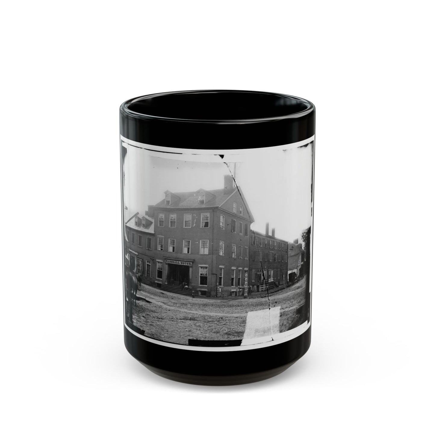 Alexandria, Virginia. The Marshall House (U.S. Civil War) Black Coffee Mug