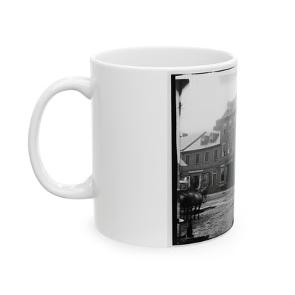 Alexandria, Virginia. The Marshall House (U.S. Civil War) White Coffee Mug-The Sticker Space