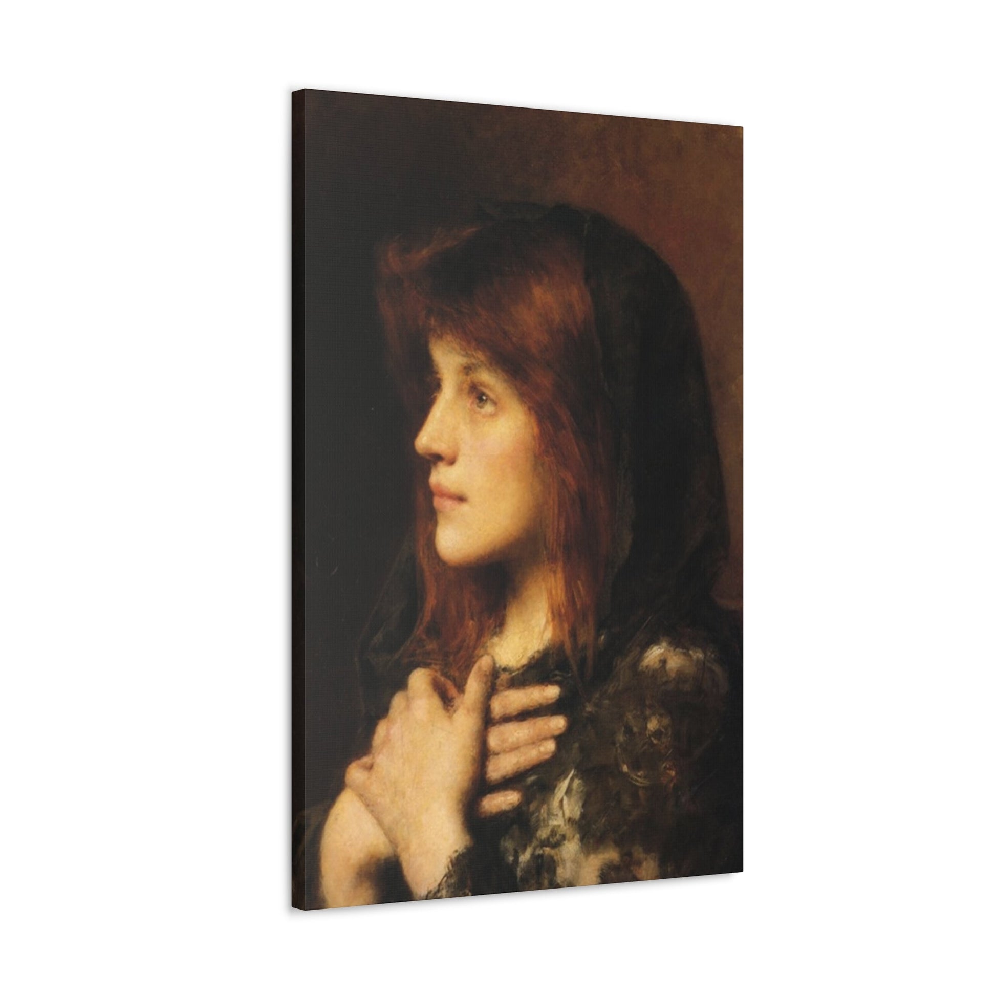 Alexei Alexeevich Harlamoff (1840-1925) Contemplation - Canvas Wall Art-The Sticker Space