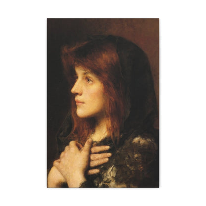 Alexei Alexeevich Harlamoff (1840-1925) Contemplation - Canvas Wall Art-16″ x 24″-The Sticker Space