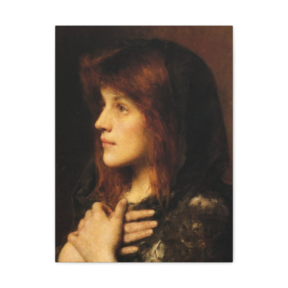 Alexei Alexeevich Harlamoff (1840-1925) Contemplation - Canvas Wall Art-18″ x 24″-The Sticker Space