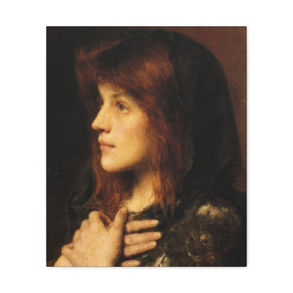 Alexei Alexeevich Harlamoff (1840-1925) Contemplation - Canvas Wall Art-20″ x 24″-The Sticker Space