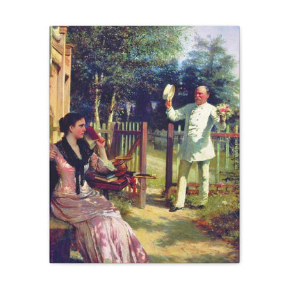 Alexei Ivanovich Korzukhin (1835-1894) I'm Tired - Canvas Wall Art-16″ x 20″-The Sticker Space