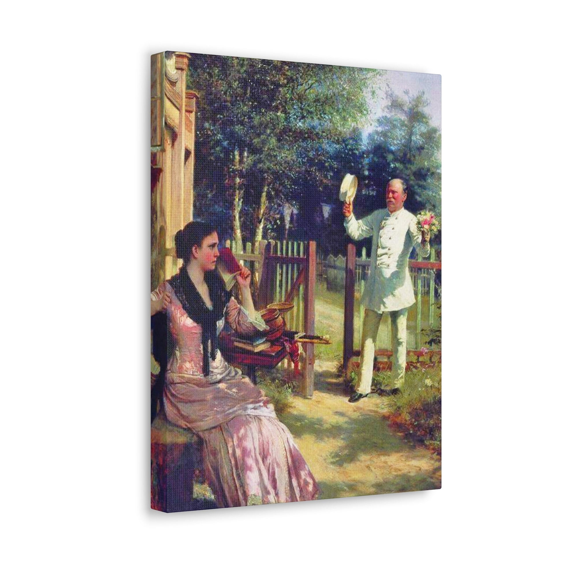 Alexei Ivanovich Korzukhin (1835-1894) I'm Tired - Canvas Wall Art-The Sticker Space