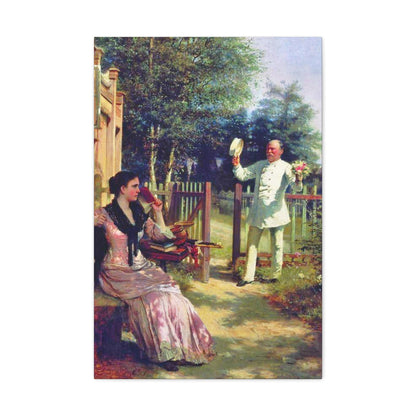 Alexei Ivanovich Korzukhin (1835-1894) I'm Tired - Canvas Wall Art-20″ x 30″-The Sticker Space