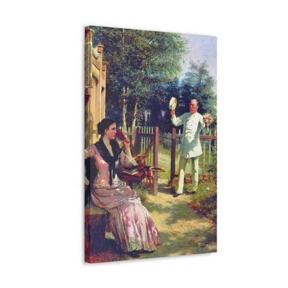 Alexei Ivanovich Korzukhin (1835-1894) I'm Tired - Canvas Wall Art-The Sticker Space