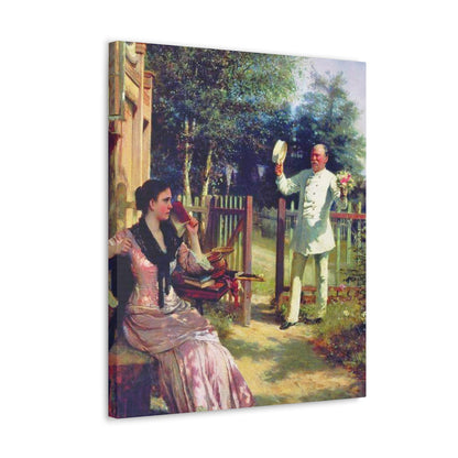 Alexei Ivanovich Korzukhin (1835-1894) I'm Tired - Canvas Wall Art-The Sticker Space