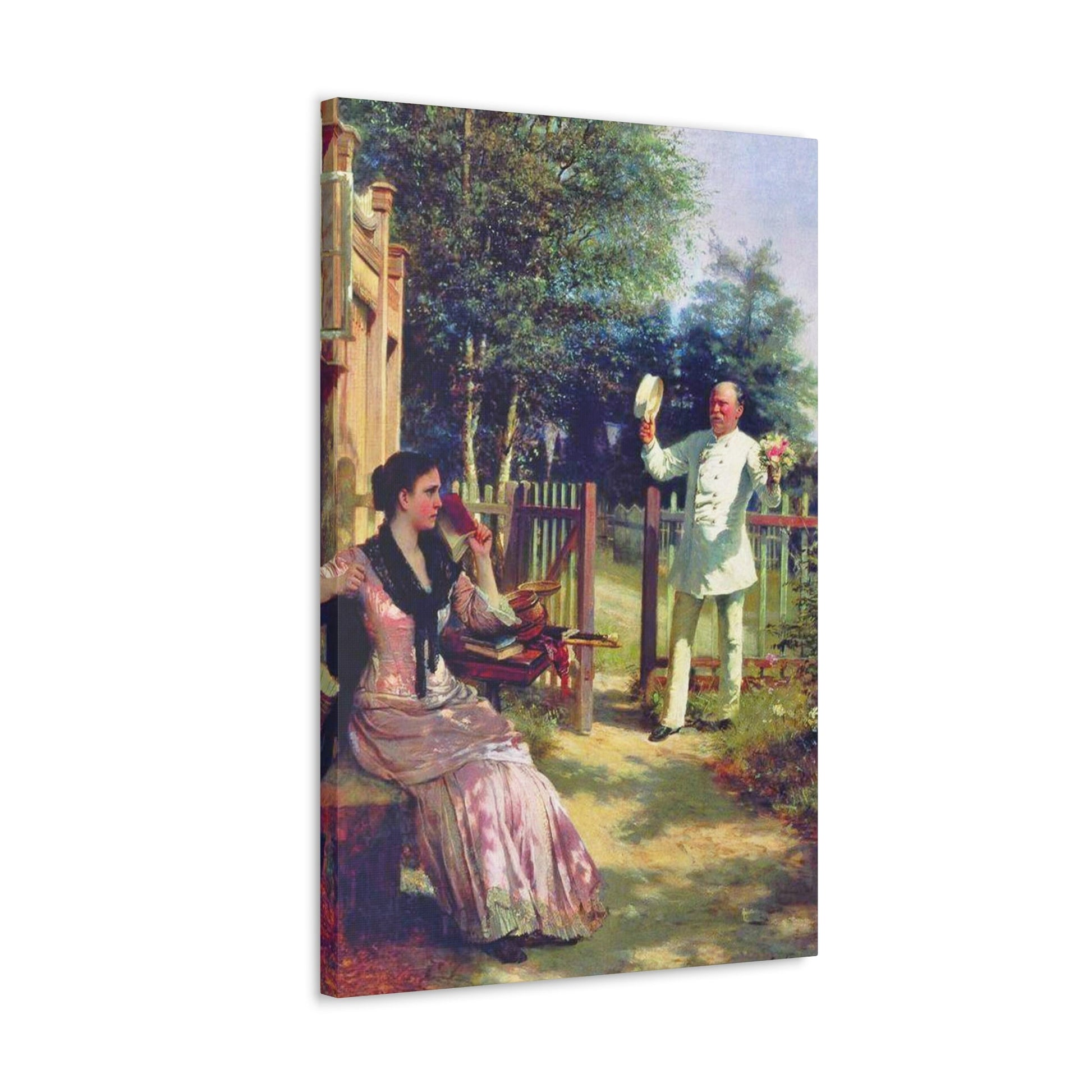 Alexei Ivanovich Korzukhin (1835-1894) I'm Tired - Canvas Wall Art-The Sticker Space