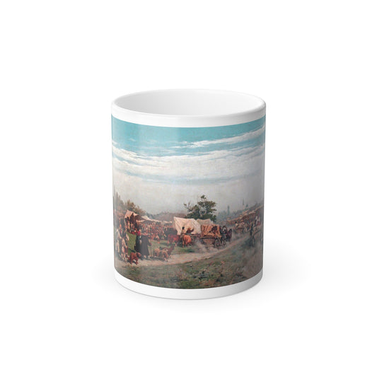 Alexei Kivshenko (1851-1895) Fair in the Ukraine - Color Changing Mug 11oz-11oz-The Sticker Space