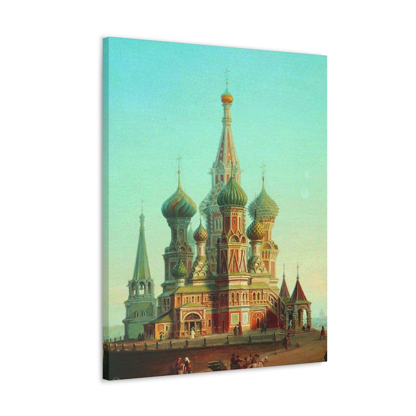 Alexei Petrovich Bogoliubov (1824-1896) Saint Basil's Cathedral - Canvas Wall Art-The Sticker Space