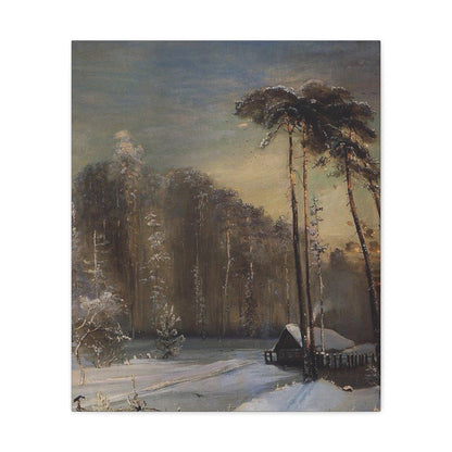 Alexei Savrasov (1830-1897) Forest in the Frost - 1890 - Canvas Wall Art-20″ x 24″-The Sticker Space