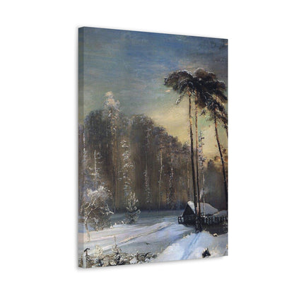 Alexei Savrasov (1830-1897) Forest in the Frost - Canvas Wall Art-The Sticker Space