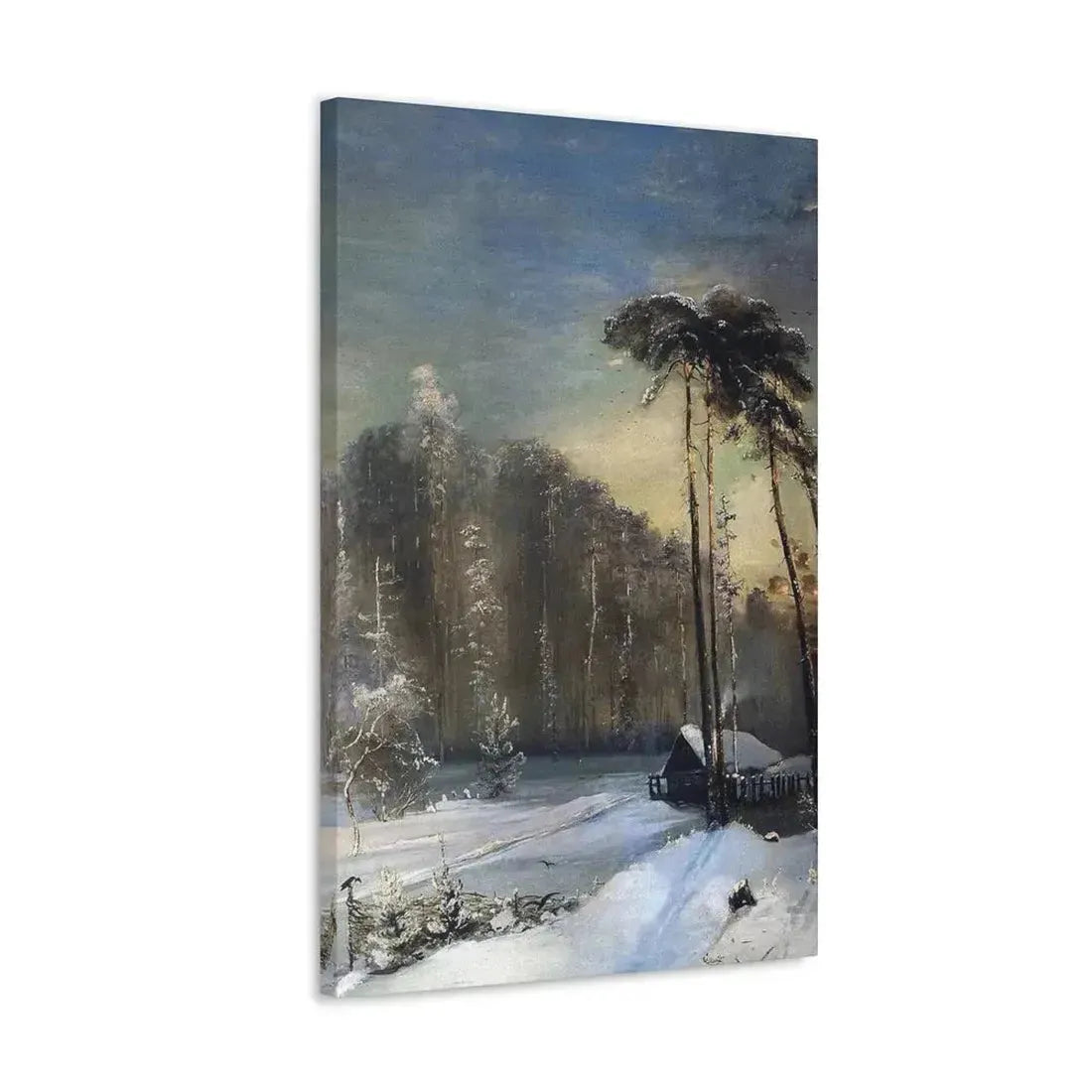Alexei Savrasov (1830-1897) Forest in the Frost - Canvas Wall Art - The Sticker Space
