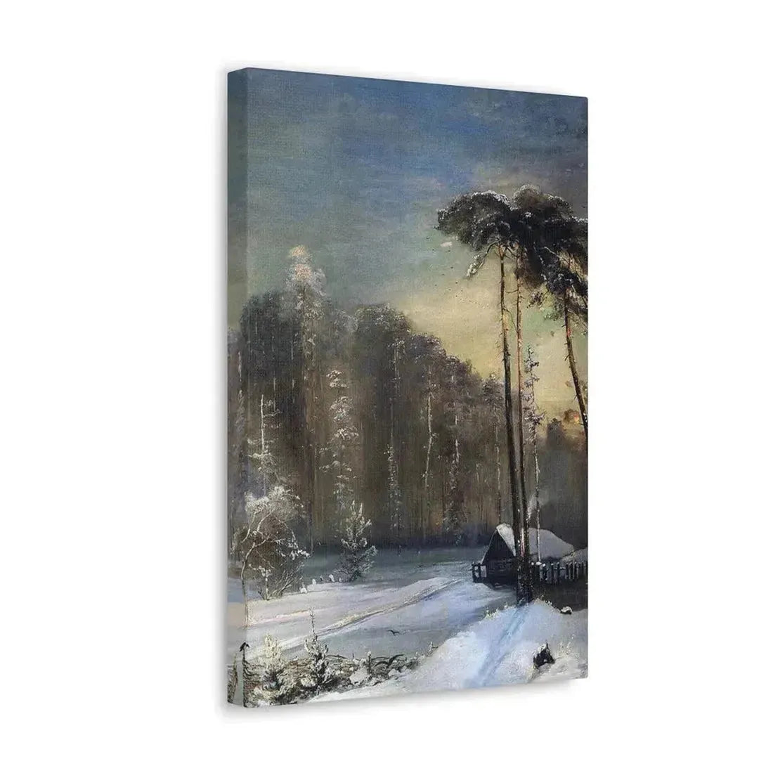 Alexei Savrasov (1830-1897) Forest in the Frost - Canvas Wall Art - The Sticker Space