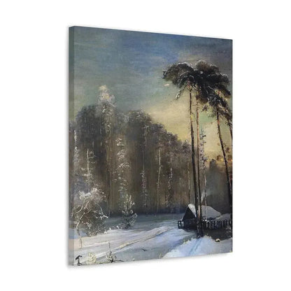 Alexei Savrasov (1830-1897) Forest in the Frost - Canvas Wall Art - The Sticker Space