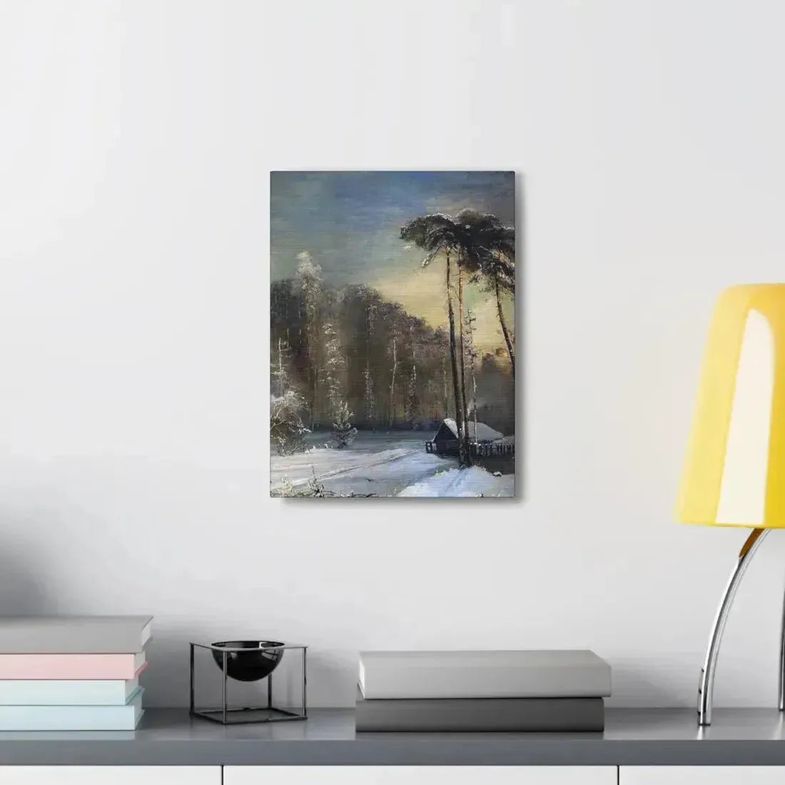 Alexei Savrasov (1830-1897) Forest in the Frost - Canvas Wall Art - The Sticker Space
