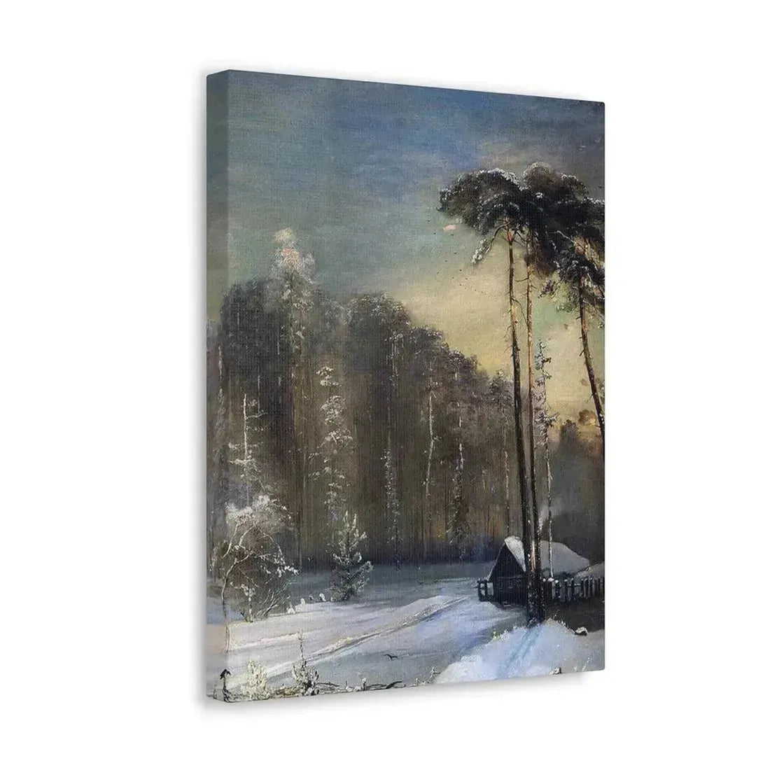 Alexei Savrasov (1830-1897) Forest in the Frost - Canvas Wall Art - The Sticker Space