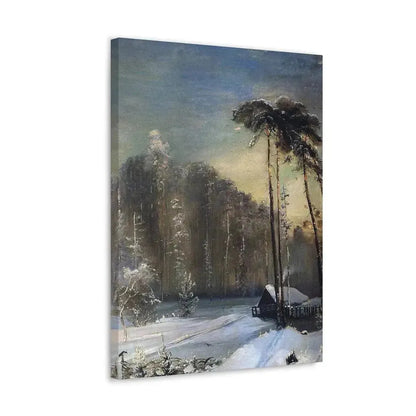Alexei Savrasov (1830-1897) Forest in the Frost - Canvas Wall Art - The Sticker Space