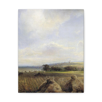 Alexei Savrasov (1830-1897) Summer on the Volga - Canvas Wall Art-11″ x 14″-The Sticker Space