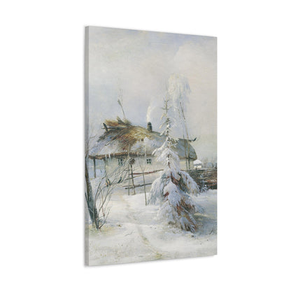 Alexei Savrasov (1830-1897) Winter - Canvas Wall Art-The Sticker Space