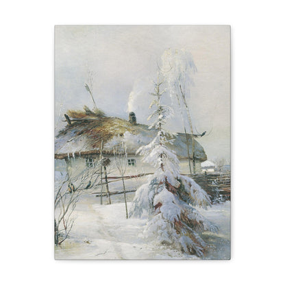 Alexei Savrasov (1830-1897) Winter - Canvas Wall Art-12″ x 16″-The Sticker Space