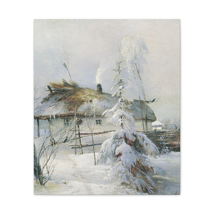 Alexei Savrasov (1830-1897) Winter - Canvas Wall Art-20″ x 24″-The Sticker Space