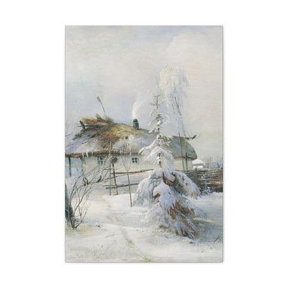 Alexei Savrasov (1830-1897) Winter - Canvas Wall Art-20″ x 30″-The Sticker Space