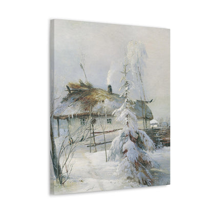 Alexei Savrasov (1830-1897) Winter - Canvas Wall Art-The Sticker Space