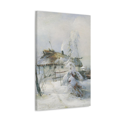 Alexei Savrasov (1830-1897) Winter - Canvas Wall Art-The Sticker Space