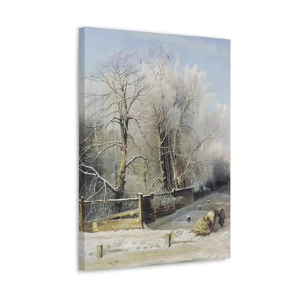 Alexei Savrasov (1830-1897) Winter landscape 1873 - Canvas Wall Art - The Sticker Space