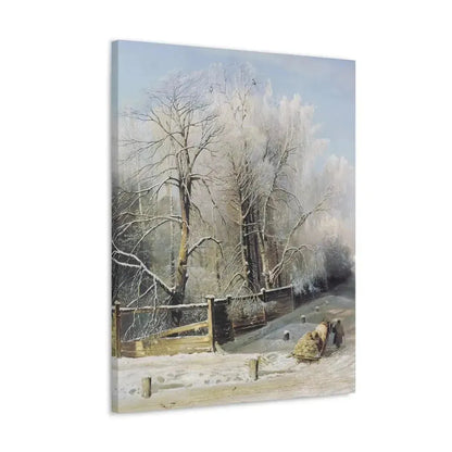 Alexei Savrasov (1830-1897) Winter landscape 1873 - Canvas Wall Art - The Sticker Space