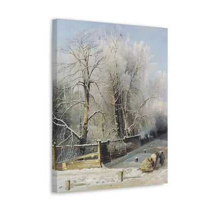 Alexei Savrasov (1830-1897) Winter landscape 1873 - Canvas Wall Art - The Sticker Space
