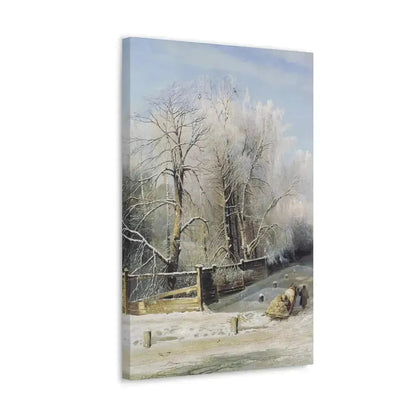 Alexei Savrasov (1830-1897) Winter landscape 1873 - Canvas Wall Art - The Sticker Space