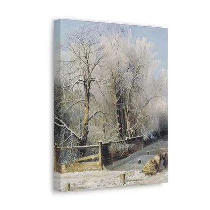 Alexei Savrasov (1830-1897) Winter landscape 1873 - Canvas Wall Art - The Sticker Space