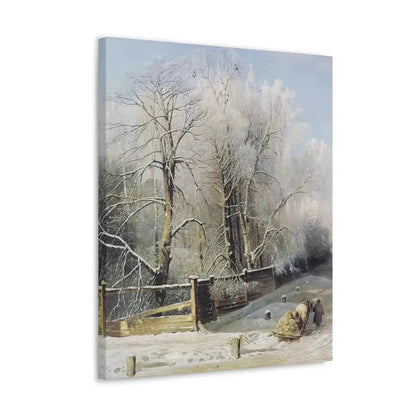 Alexei Savrasov (1830-1897) Winter landscape 1873 - Canvas Wall Art - The Sticker Space