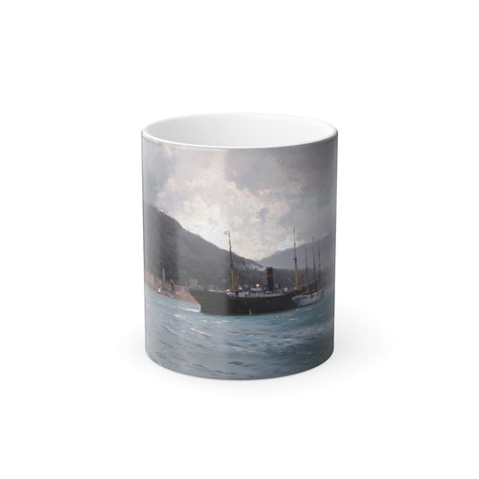 Alexei Vasilievich Hanzen (1876-1937) Before the Rain - Oil on Canvas - Color Changing Mug 11oz-11oz-The Sticker Space