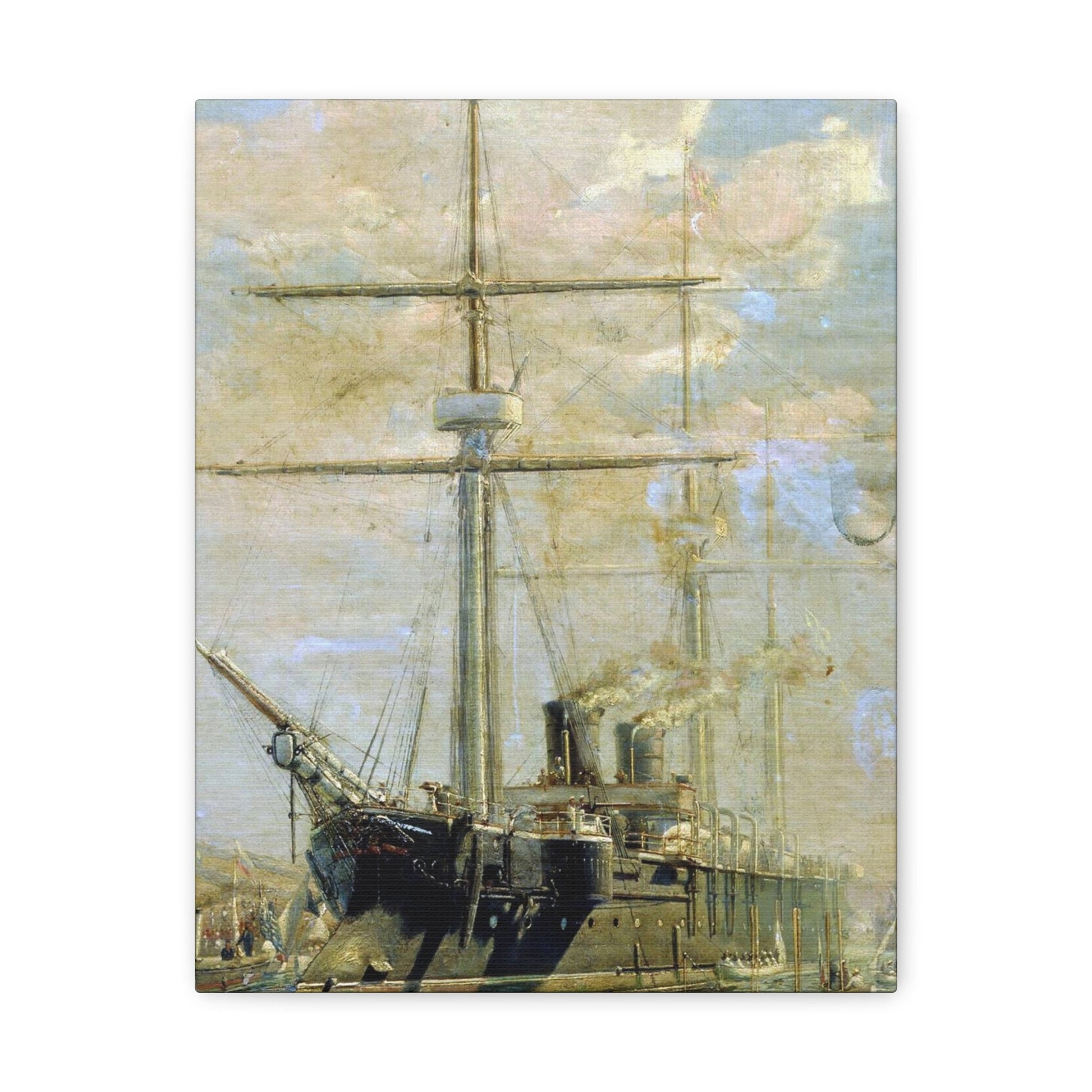 Alexey Petrovich Bogolyubov (1824-1896) Cruiser 1880 - Canvas Wall Art-11″ x 14″-The Sticker Space