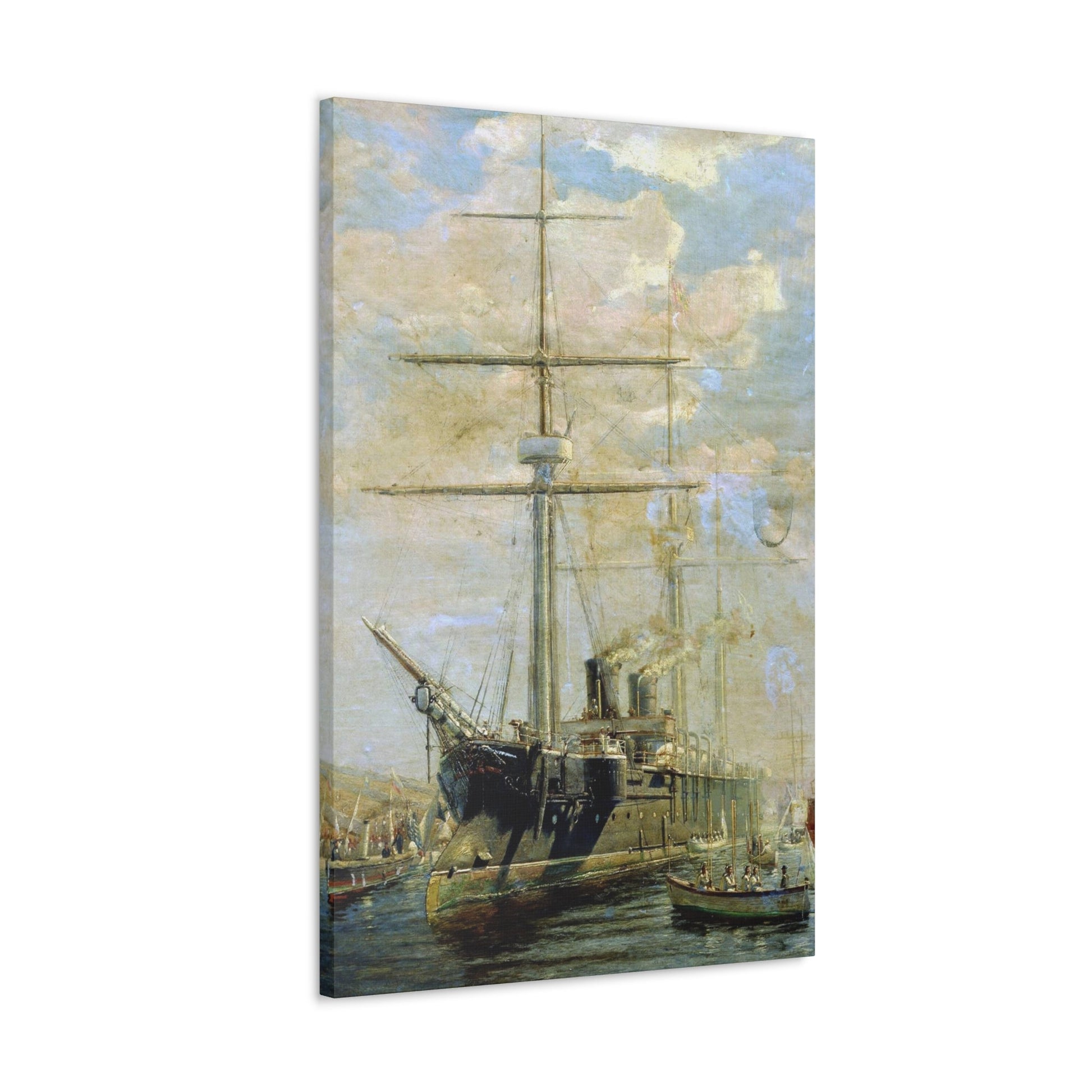 Alexey Petrovich Bogolyubov (1824-1896) Cruiser 1880 - Canvas Wall Art-The Sticker Space