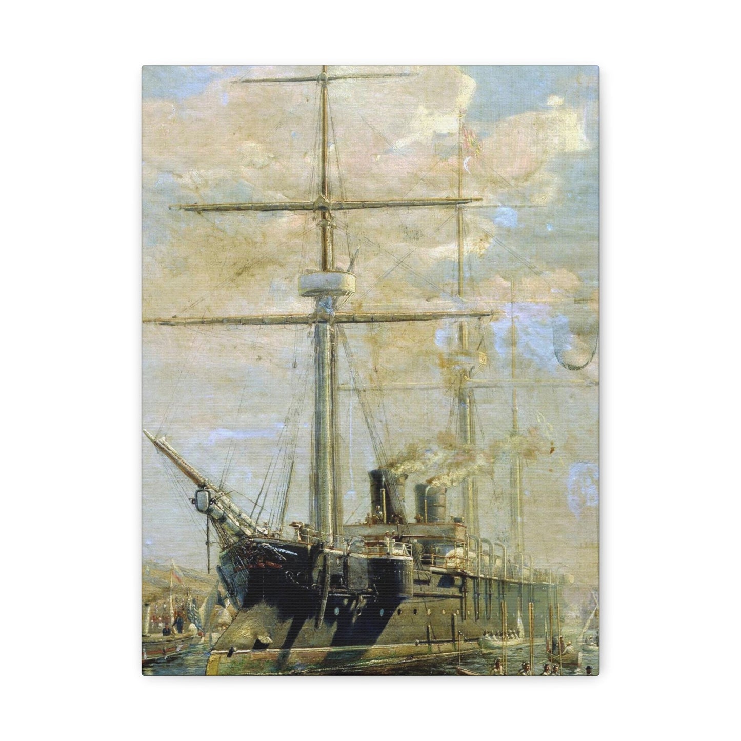 Alexey Petrovich Bogolyubov (1824-1896) Cruiser 1880 - Canvas Wall Art-12″ x 16″-The Sticker Space