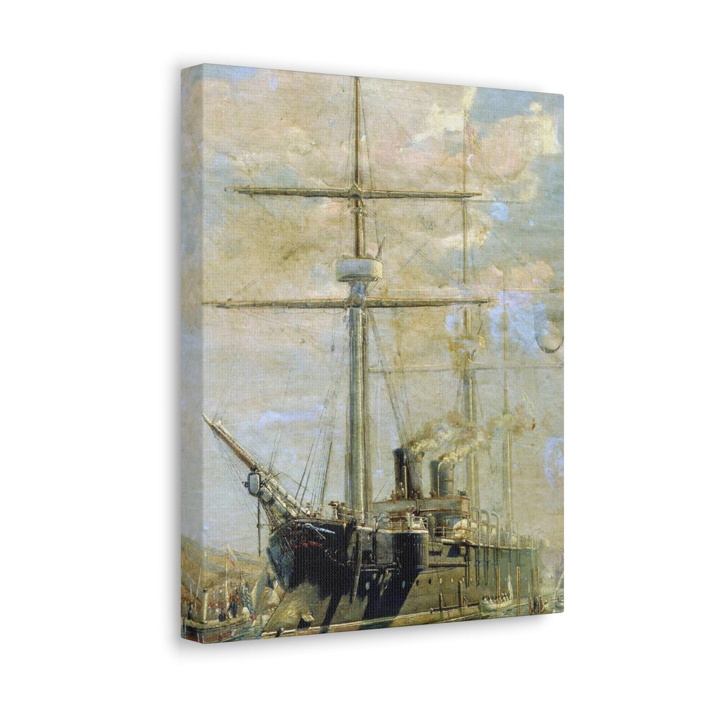 Alexey Petrovich Bogolyubov (1824-1896) Cruiser 1880 - Canvas Wall Art-The Sticker Space