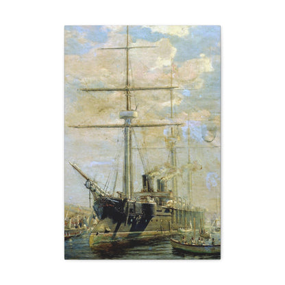 Alexey Petrovich Bogolyubov (1824-1896) Cruiser 1880 - Canvas Wall Art-16″ x 24″-The Sticker Space