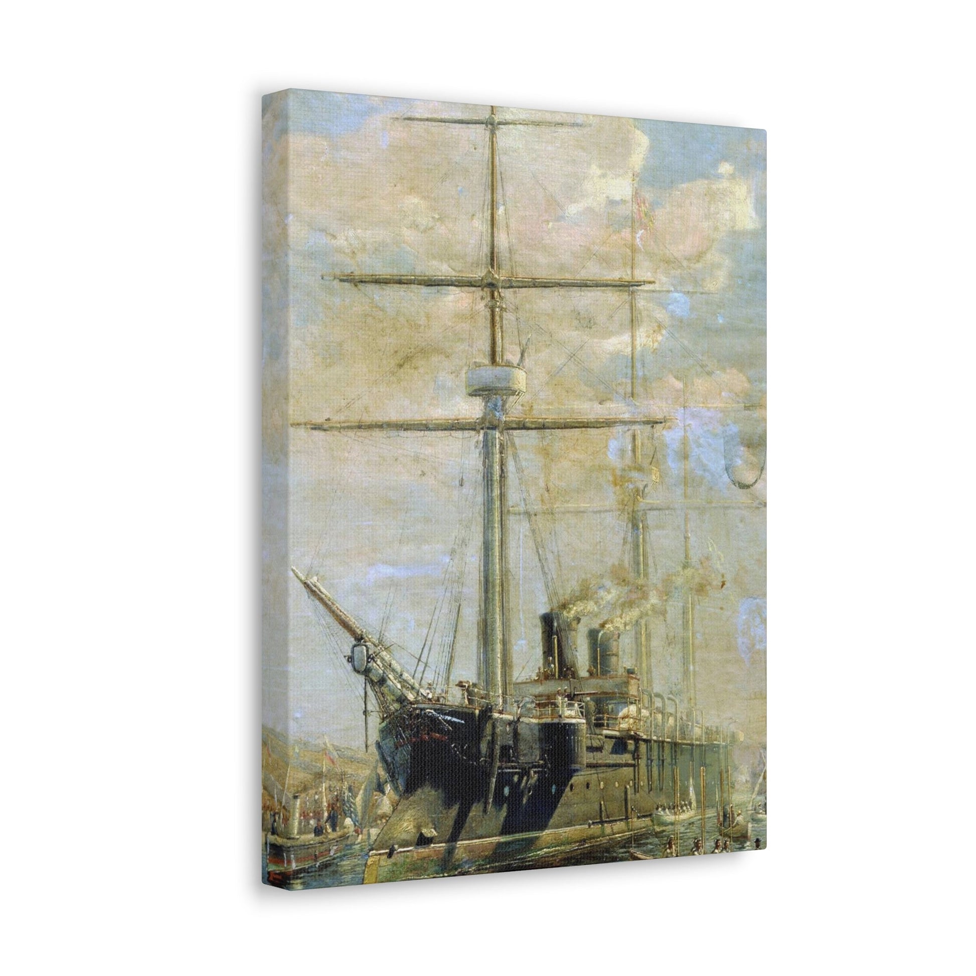 Alexey Petrovich Bogolyubov (1824-1896) Cruiser 1880 - Canvas Wall Art-The Sticker Space