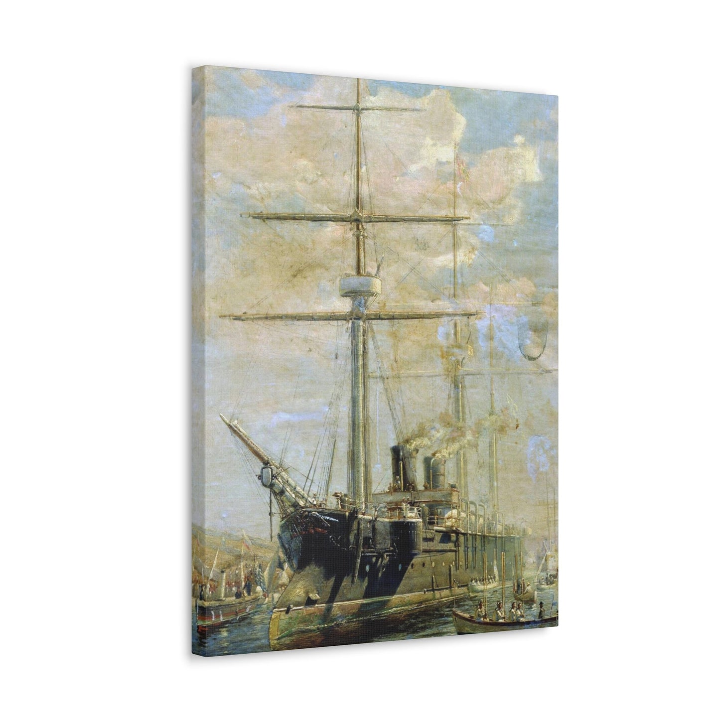 Alexey Petrovich Bogolyubov (1824-1896) Cruiser 1880 - Canvas Wall Art-The Sticker Space